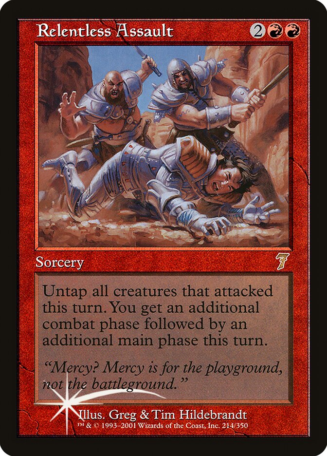 Relentless Assault card front