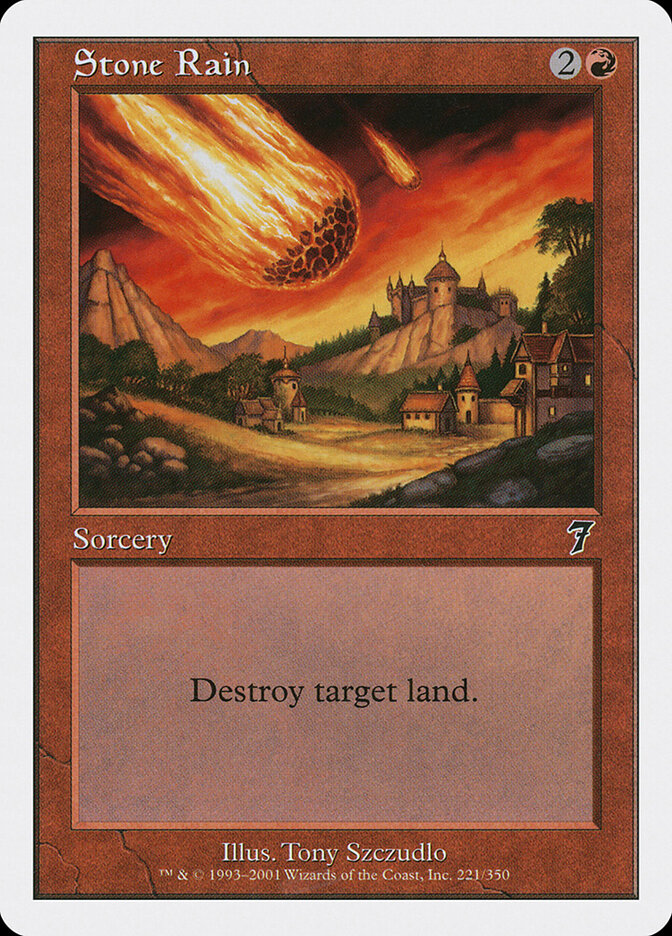 Stone Rain card front