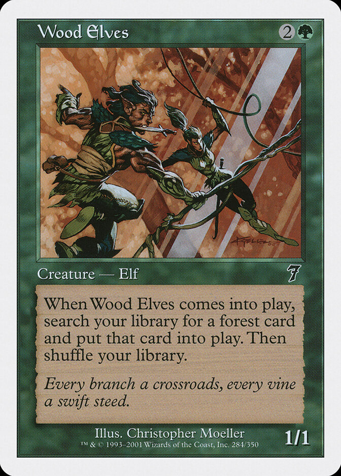 Wood Elves card front