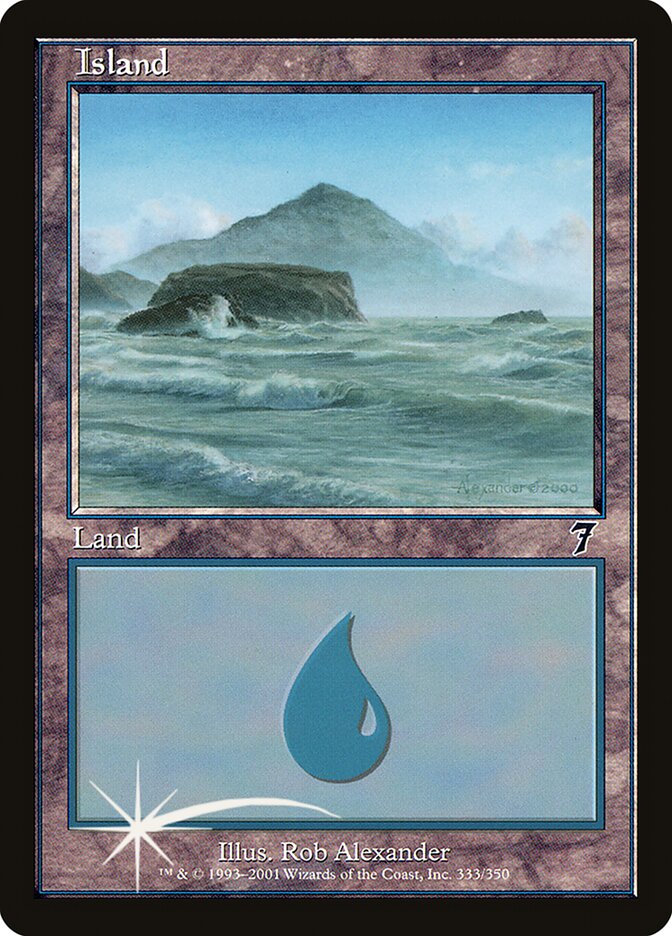 Island card front