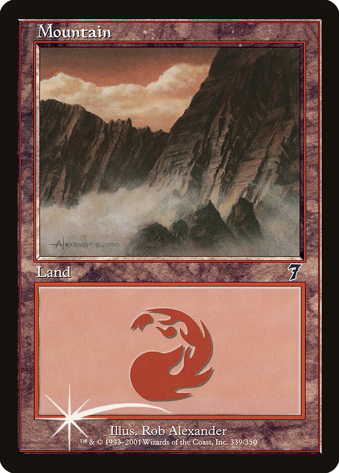 Mountain card front