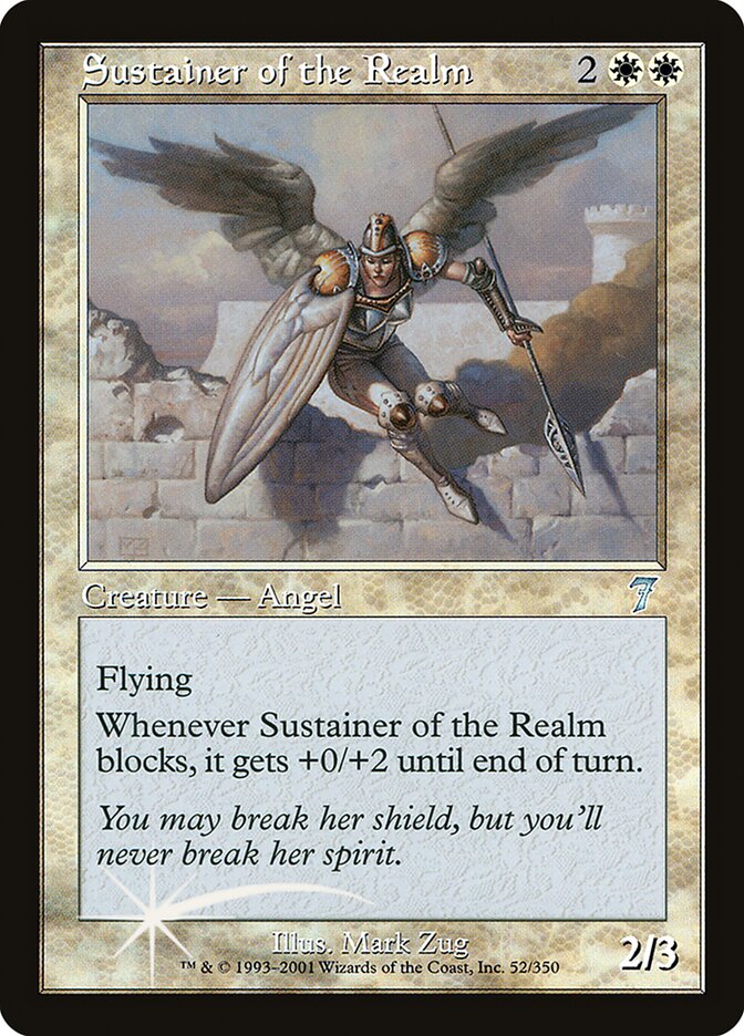 Sustainer of the Realm card front