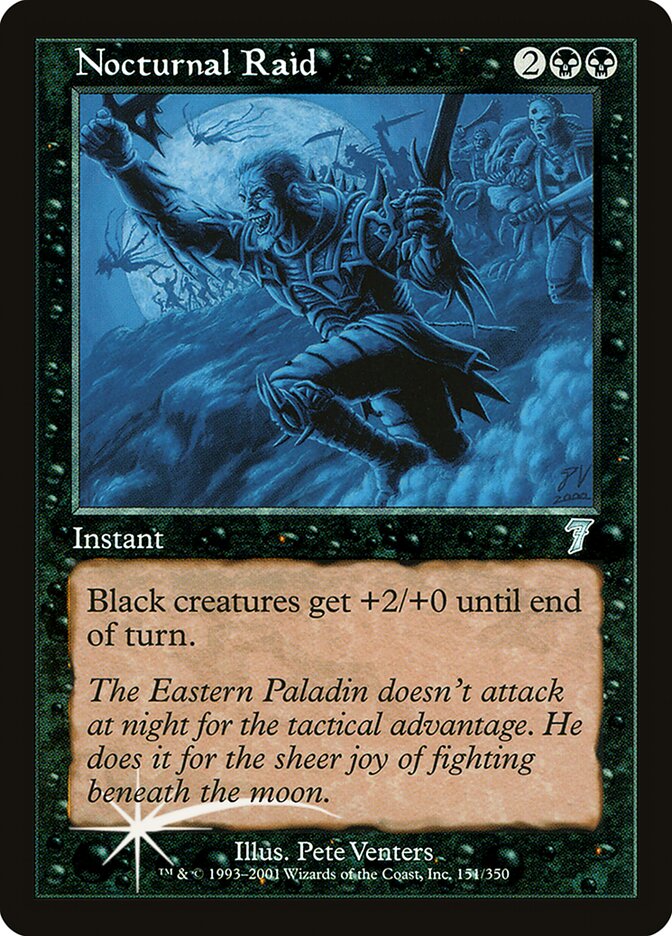 Nocturnal Raid card front