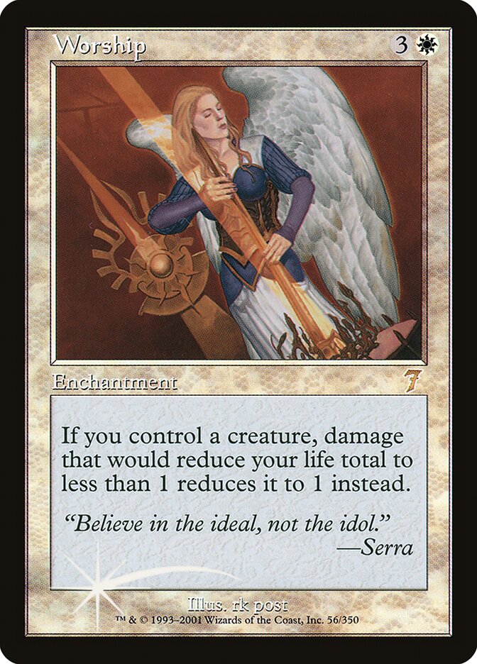 Worship card front