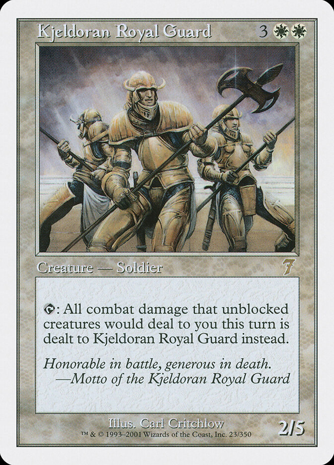Kjeldoran Royal Guard card front