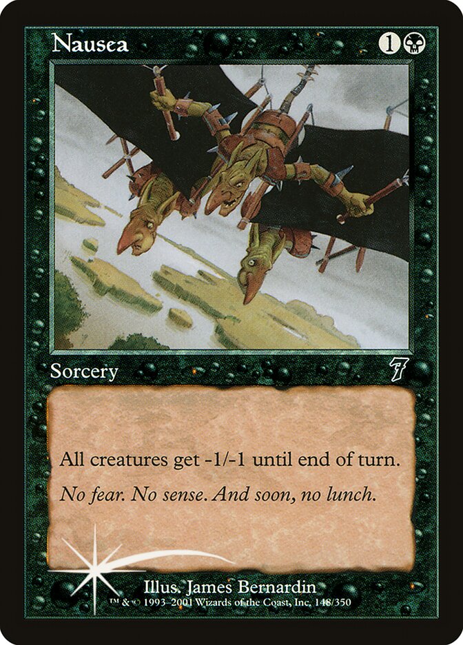 Nausea card front