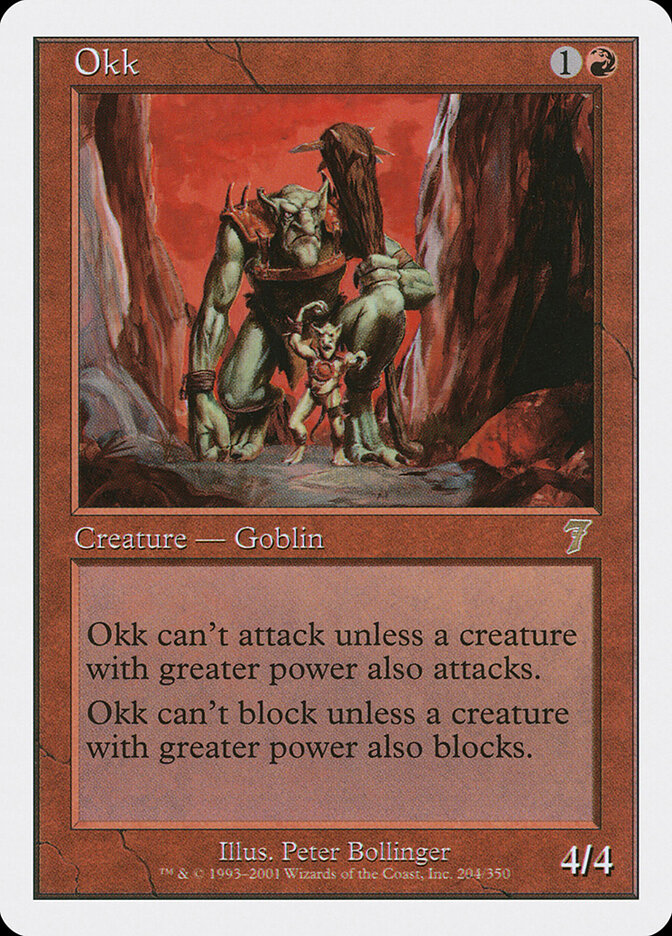 Okk card front