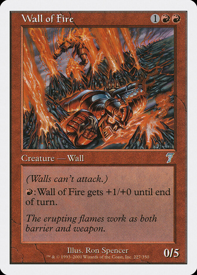 Wall of Fire card front