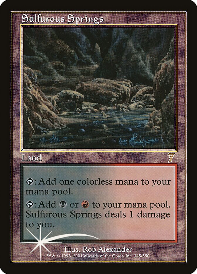 Sulfurous Springs card front
