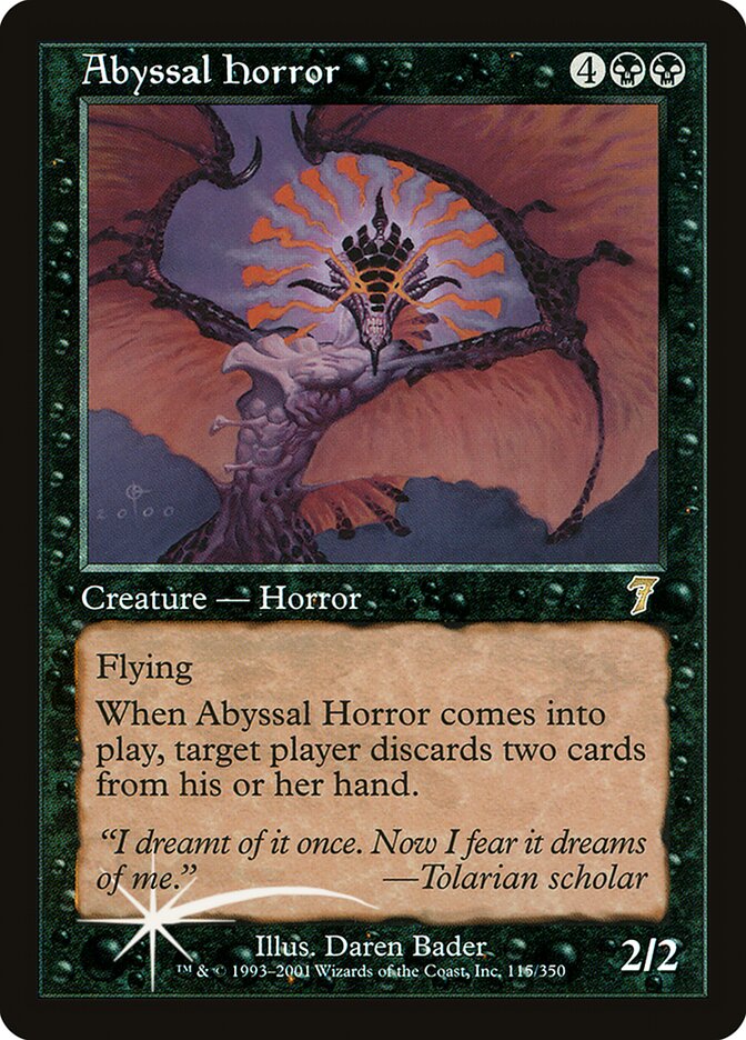 Abyssal Horror card front