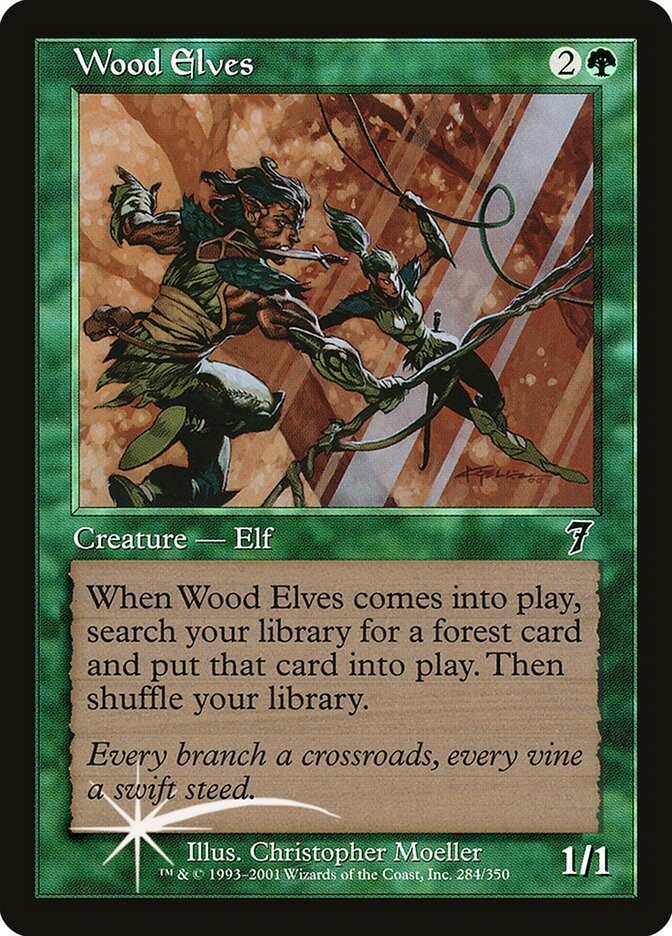 Wood Elves card front