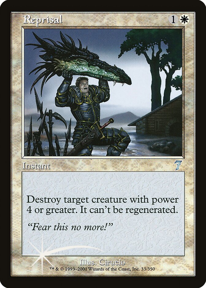Reprisal card front