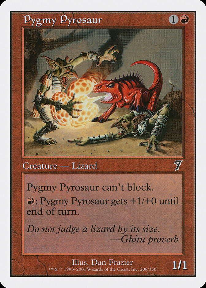 Pygmy Pyrosaur card front