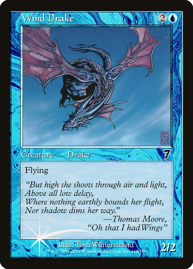 Wind Drake card front