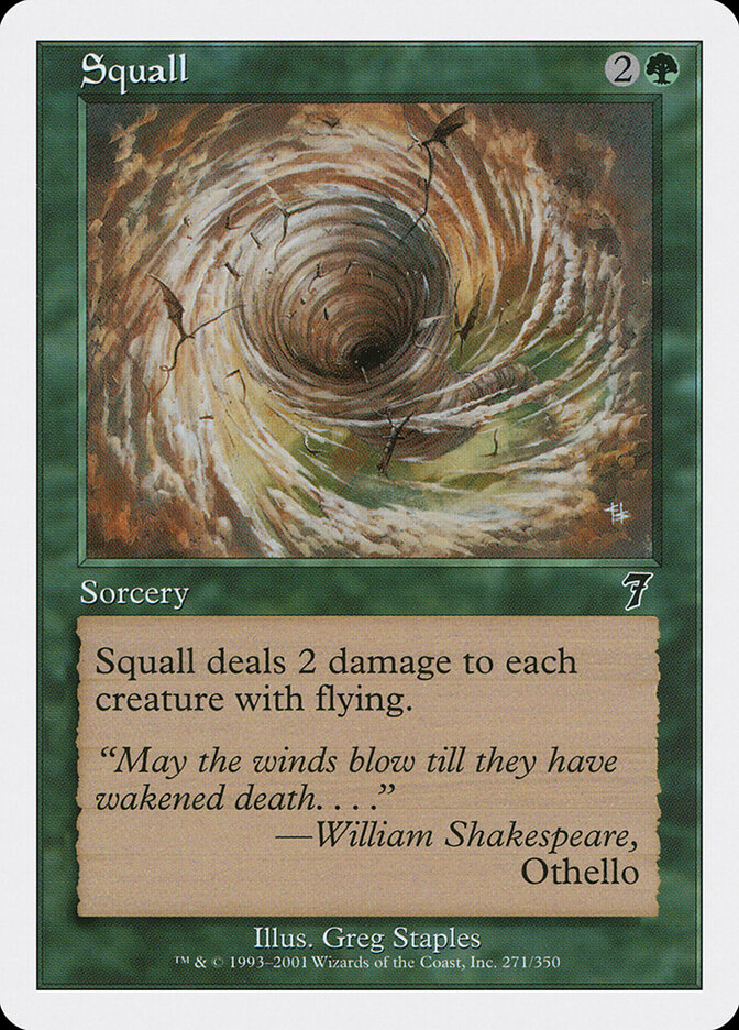 Squall card front