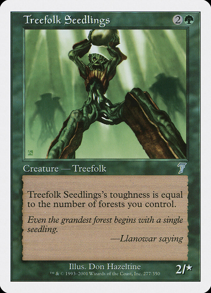 Treefolk Seedlings card front