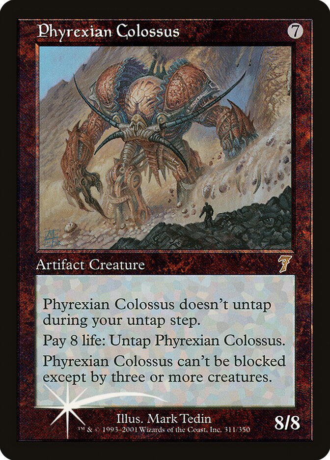 Phyrexian Colossus card front