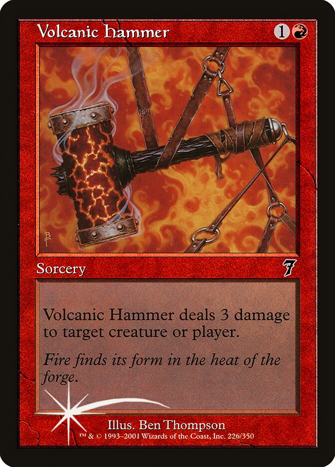 Volcanic Hammer card front