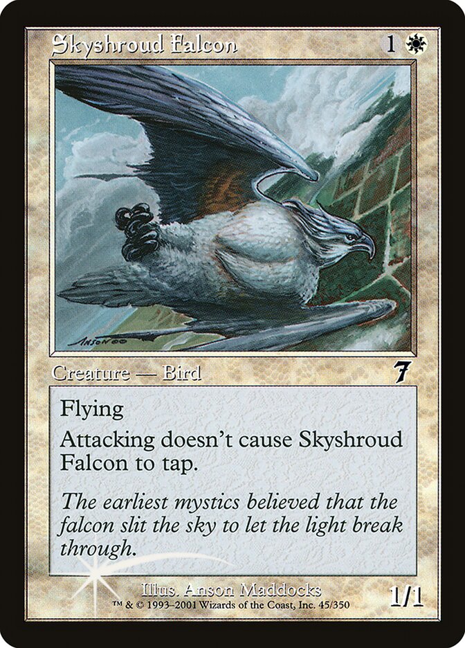 Skyshroud Falcon card front