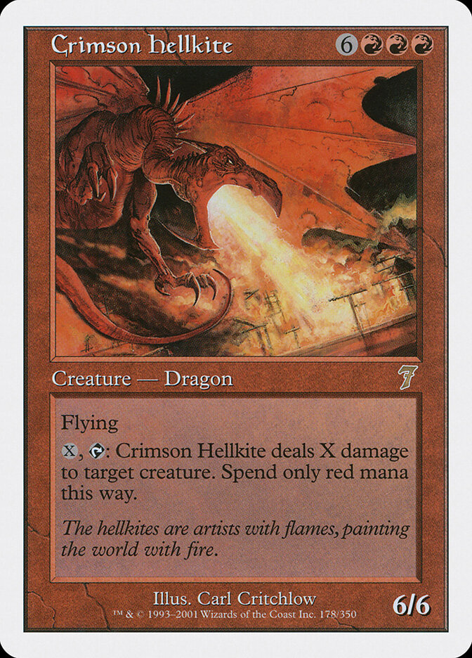 Crimson Hellkite card front