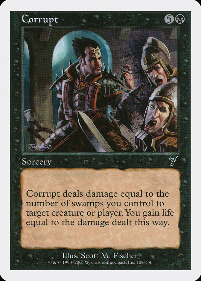 Corrupt card front
