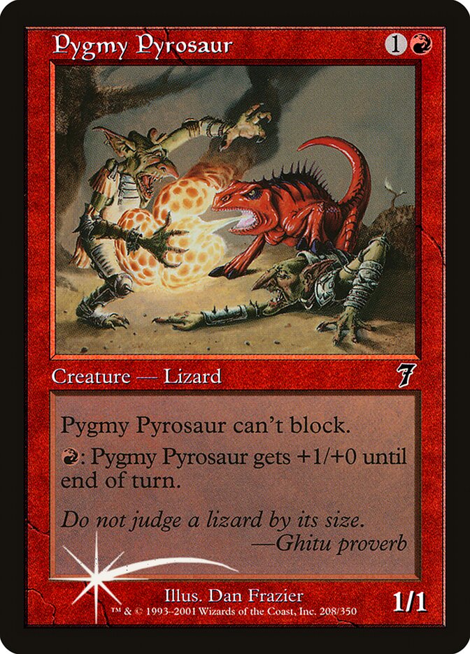 Pygmy Pyrosaur card front