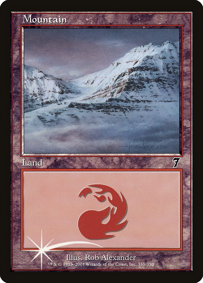 Mountain card front