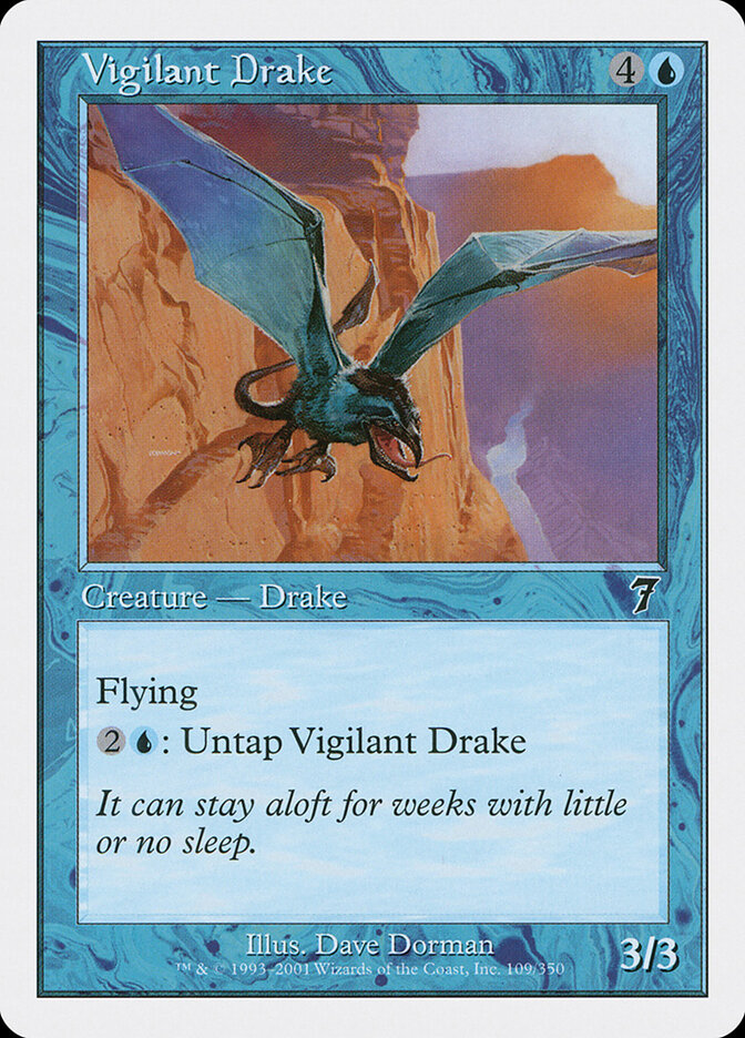 Vigilant Drake card front