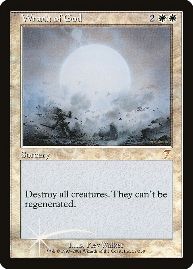 Wrath of God card front