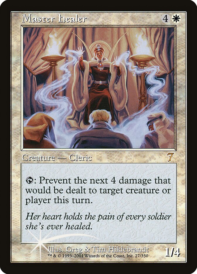 Master Healer card front