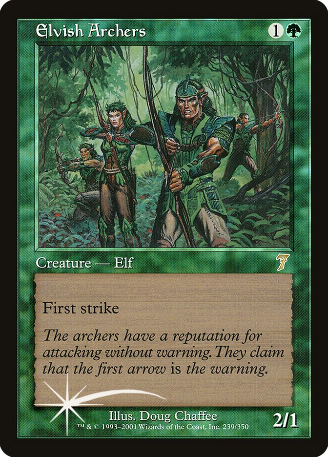 Elvish Archers card front