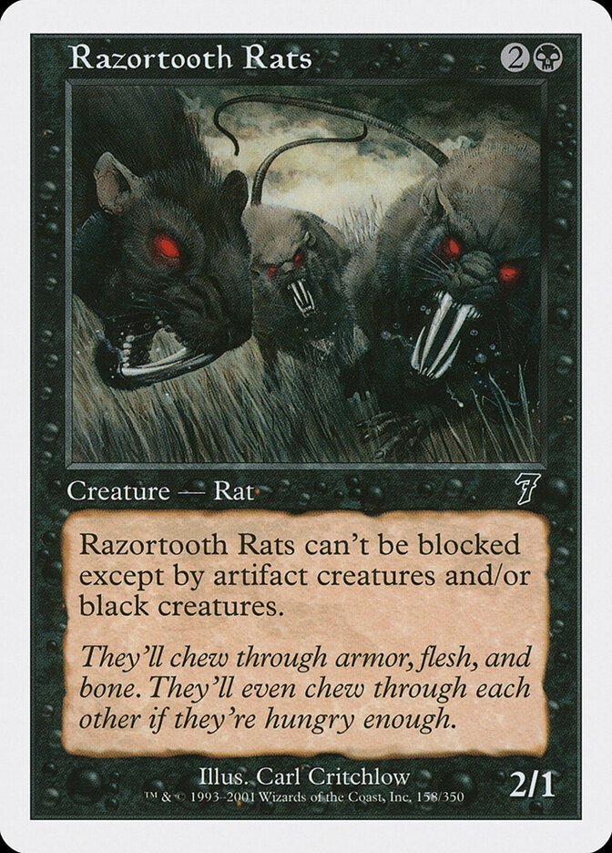 Razortooth Rats card front