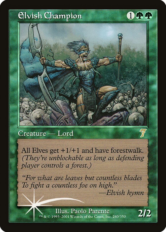 Elvish Champion card front