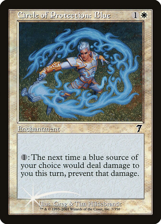 Circle of Protection: Blue card front