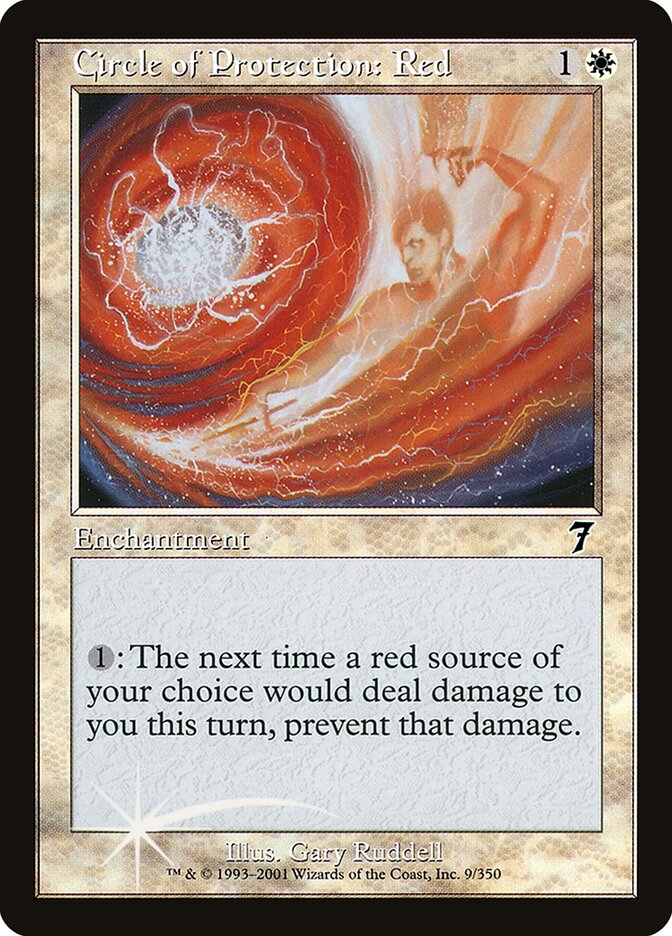 Circle of Protection: Red card front