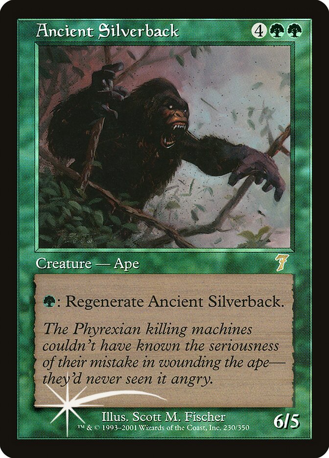 Ancient Silverback card front