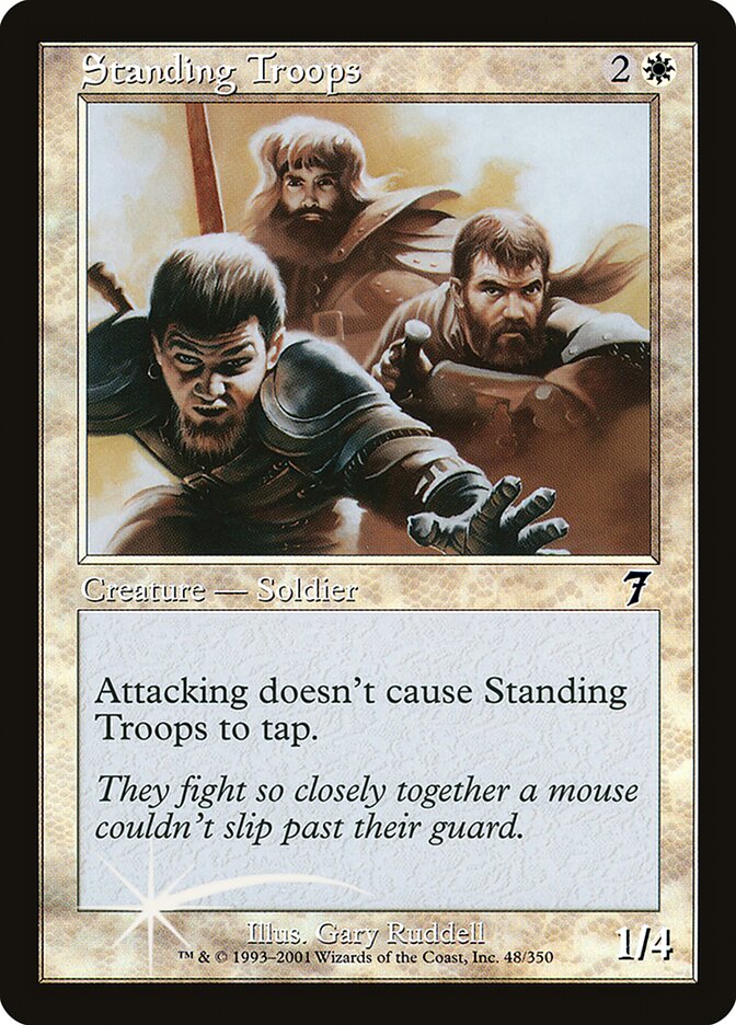 Standing Troops card front