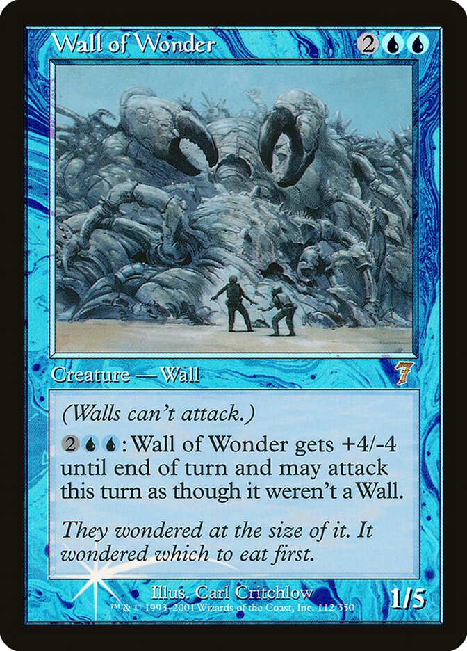 Wall of Wonder card front