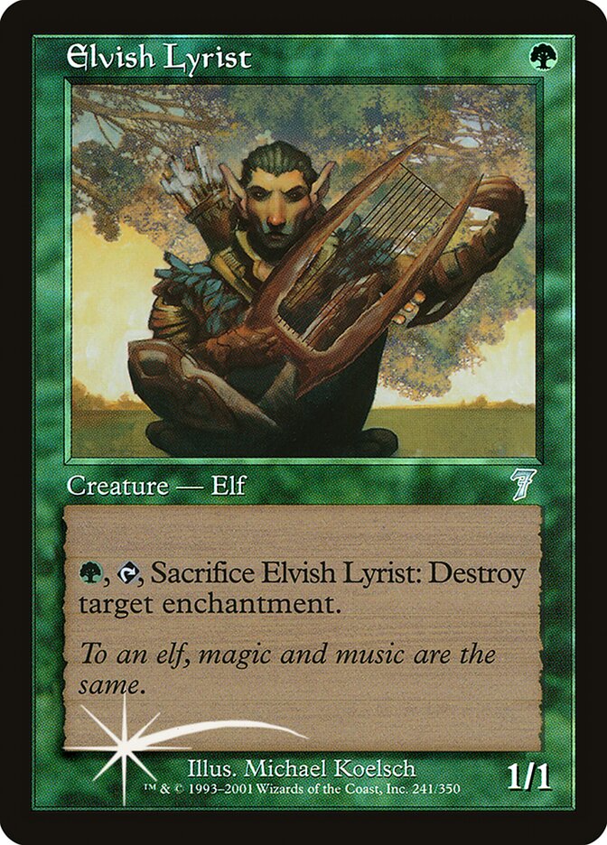 Elvish Lyrist card front