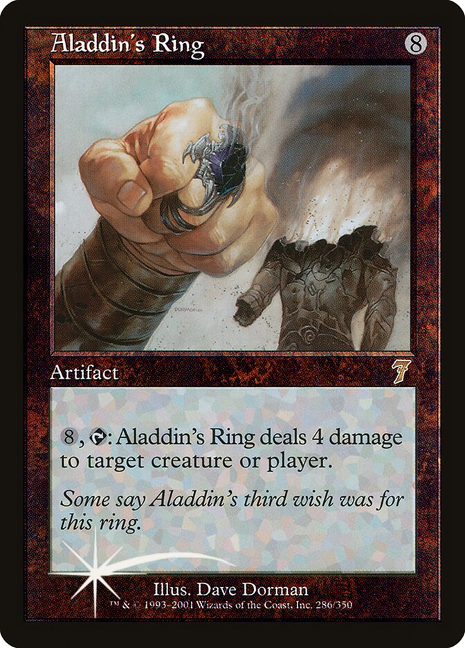 Aladdin's Ring card front