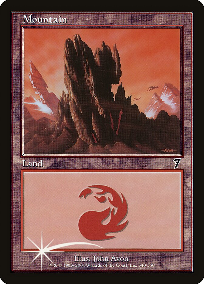 Mountain card front