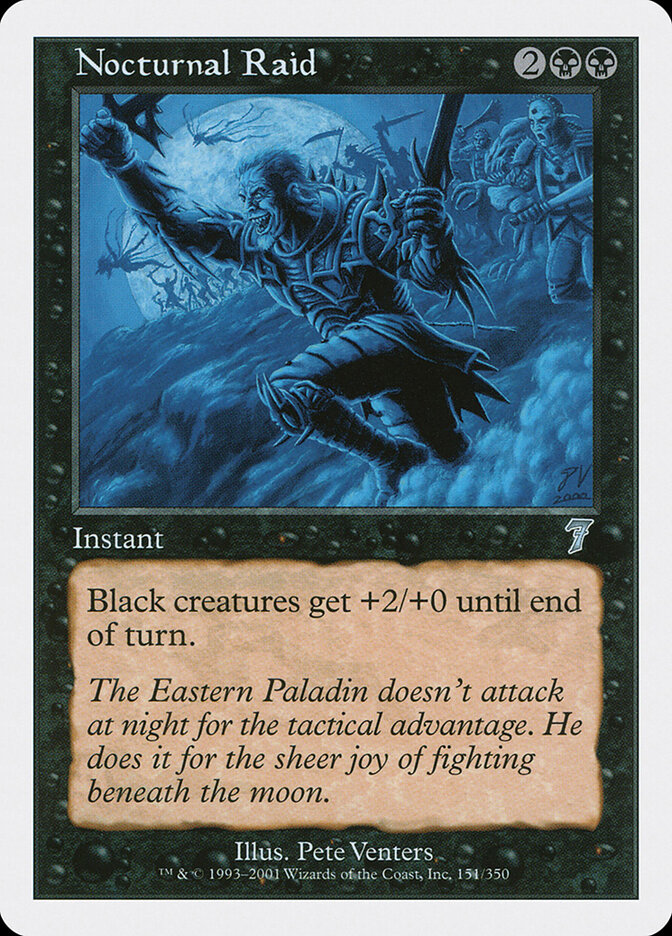Nocturnal Raid card front