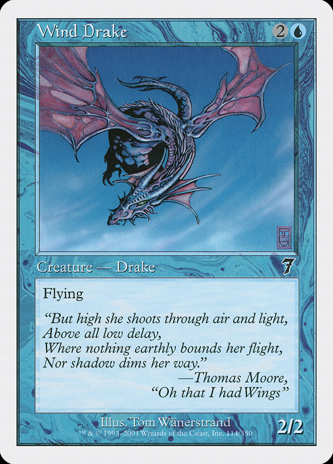 Wind Drake card front