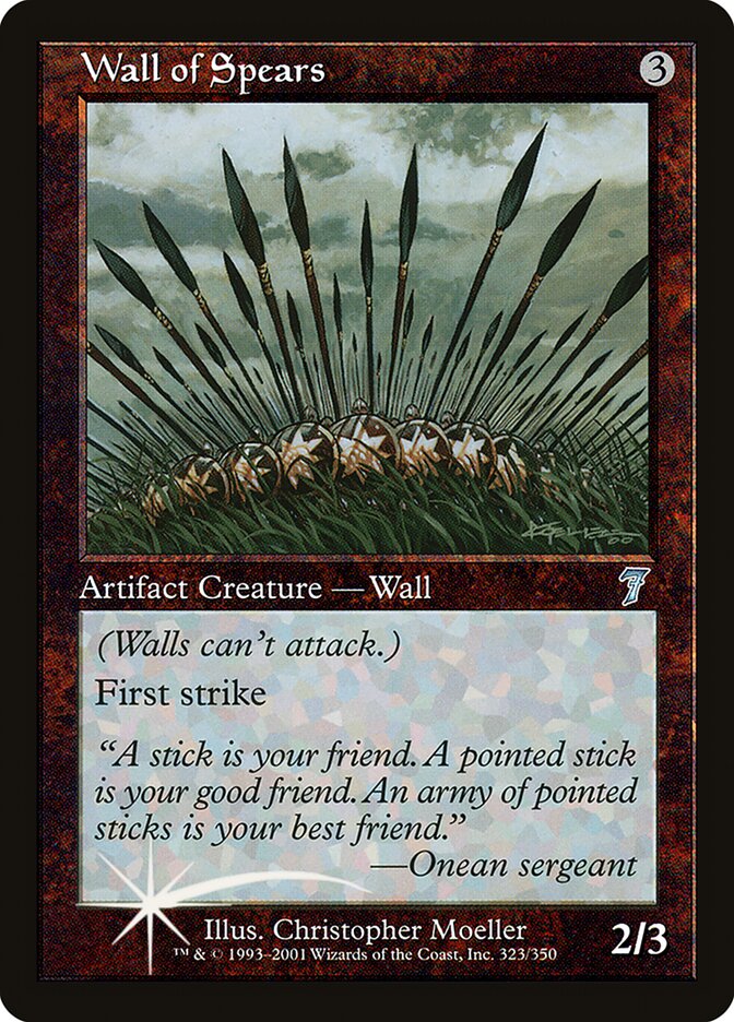 Wall of Spears card front
