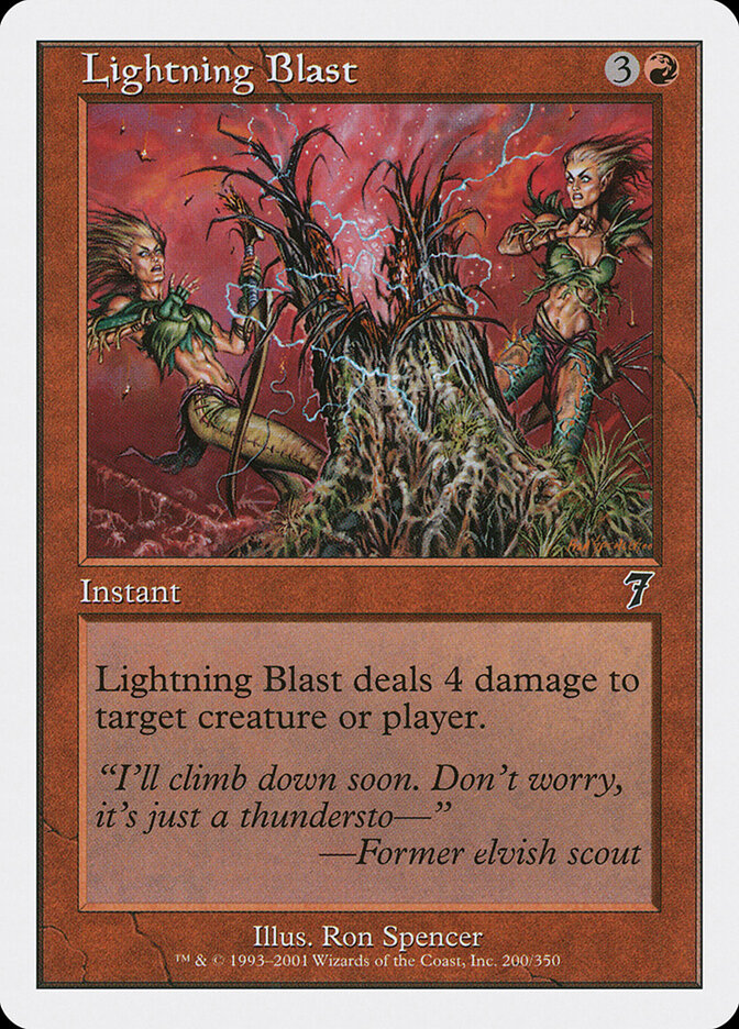 Lightning Blast card front