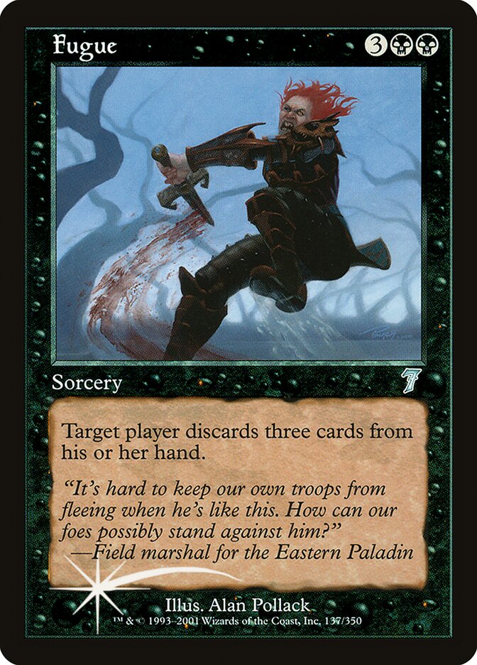 Fugue card front