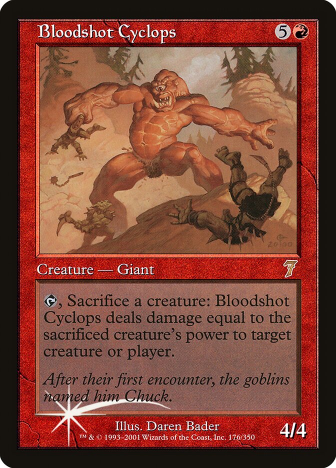 Bloodshot Cyclops card front