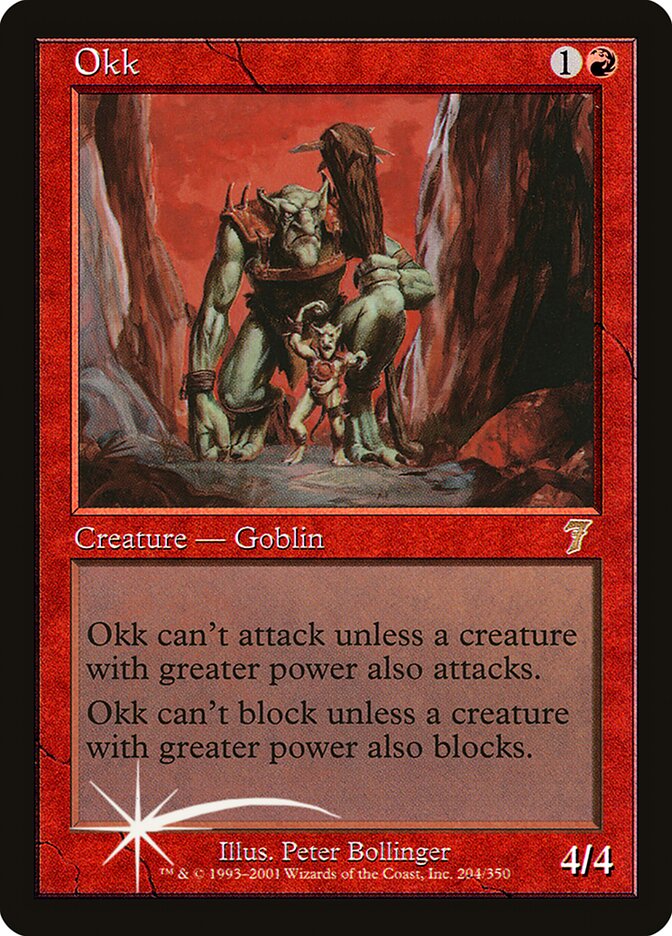 Okk card front