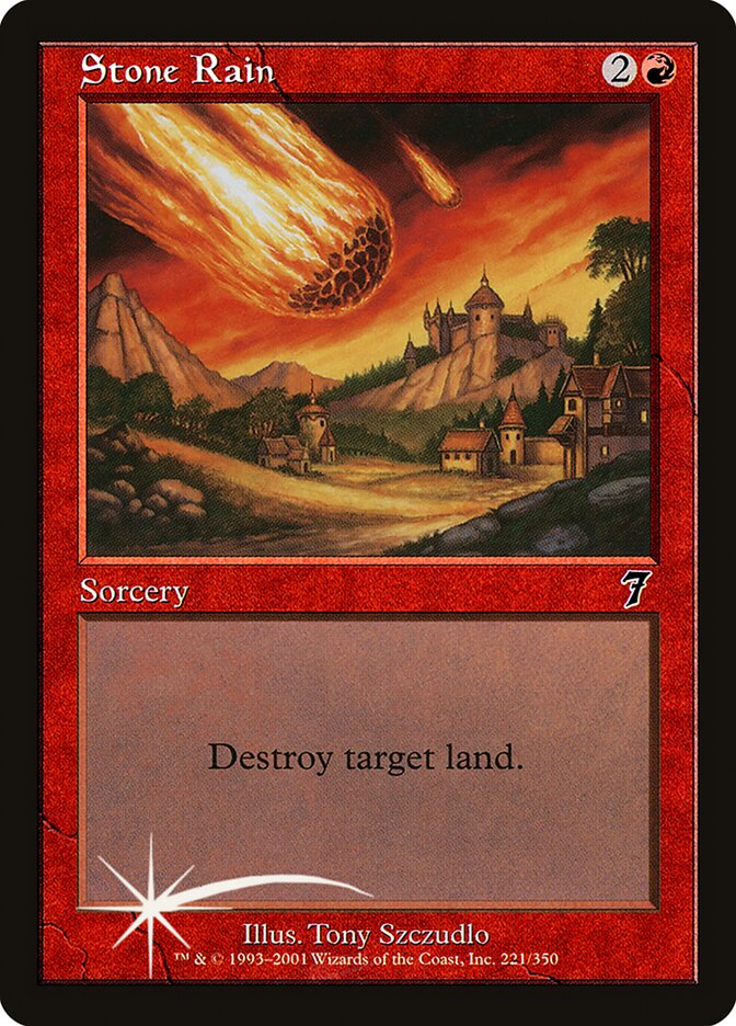 Stone Rain card front