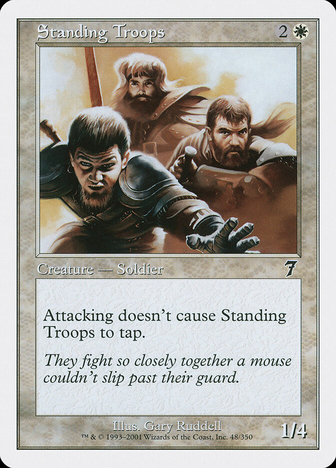 Standing Troops card front